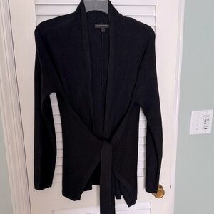 Banana Republic Black Open-Front Cardigan